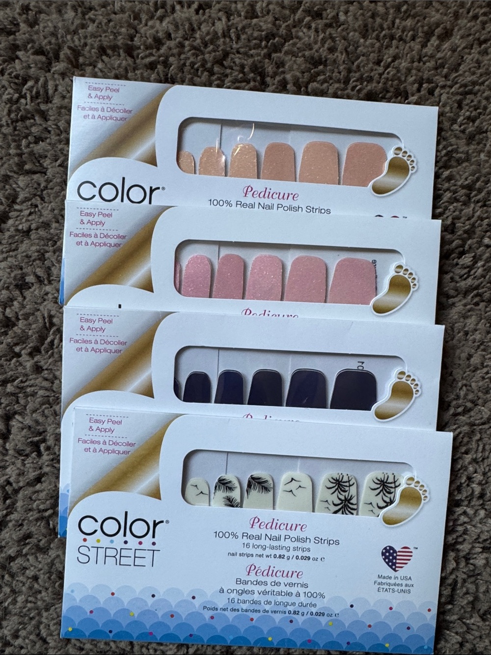 Color street Pedi sets